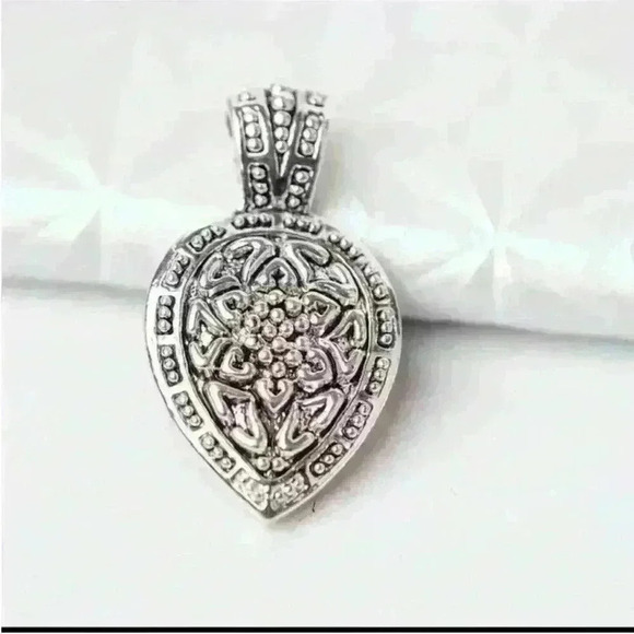 Stunningly Intricate Amethyst Purple Faux Tiger’s Eye Silver tone inverse - Picture 6 of 14